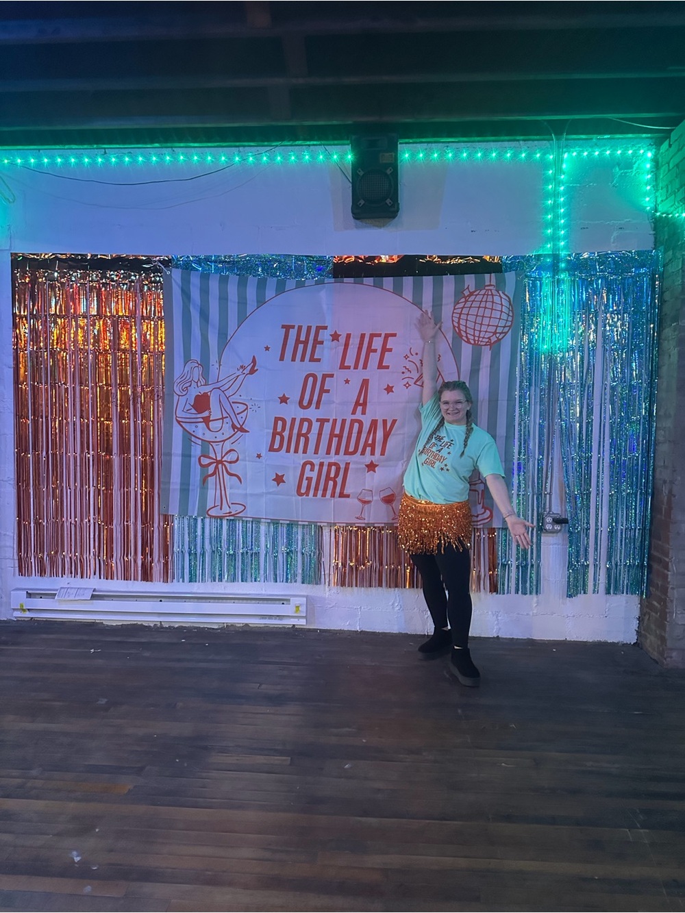 Very Large The Life of a Birthday Girl Banner